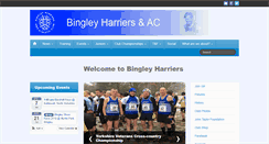 Desktop Screenshot of bingleyharriers.co.uk