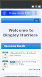 Mobile Screenshot of bingleyharriers.co.uk